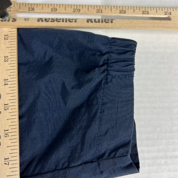 VTG Nautica Challenge Jacket Medium Blue Faded 1/4 Zip Pullover Windbreaker - Picture 9 of 16